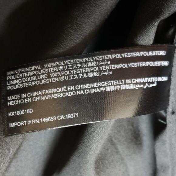 Keepsake Black Mini Dress Womens XS Strapless Tiered Ruffle Whimsygoth Y2K - Picture 7 of 7